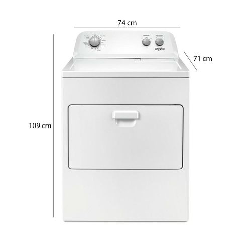 Secadora Eléctrica Whirlpool 21 KG // WED4850HW