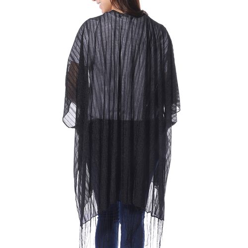 Kimono Again color negro para mujer