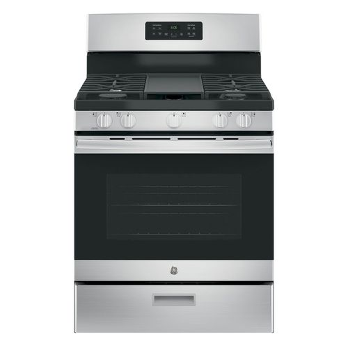 Cocina 5 quemadores con horno a Gas JGBS66REKSS General Electric