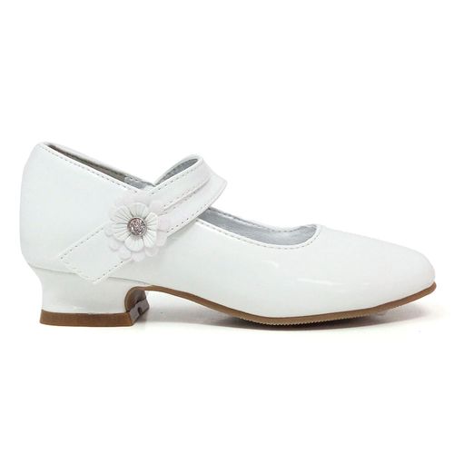 Zapato de vestir Josmo color blanco para niña bebé