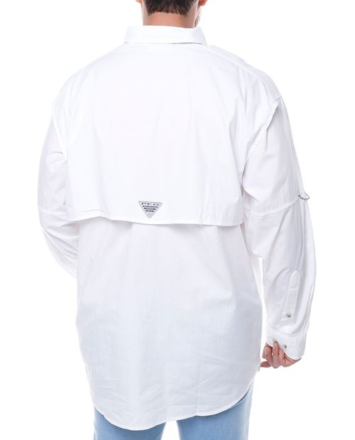 Columbia Camisa PFG blanca para hombre