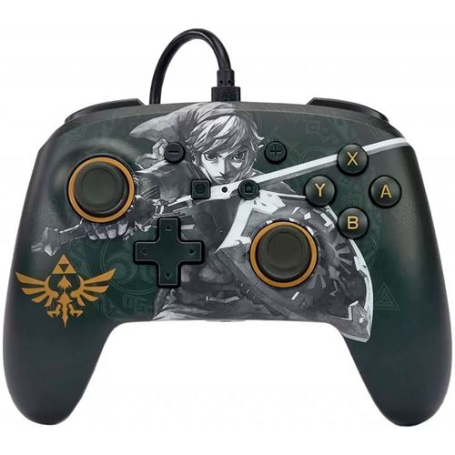 Control alámbrico nintendo switch battle ready link