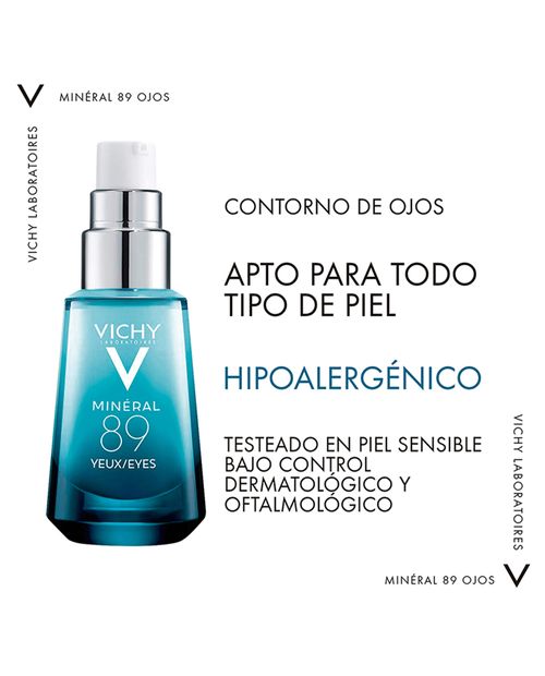 Mineral 89 Vichy Contorno de Ojos con Ácido Hialurónico 15ml