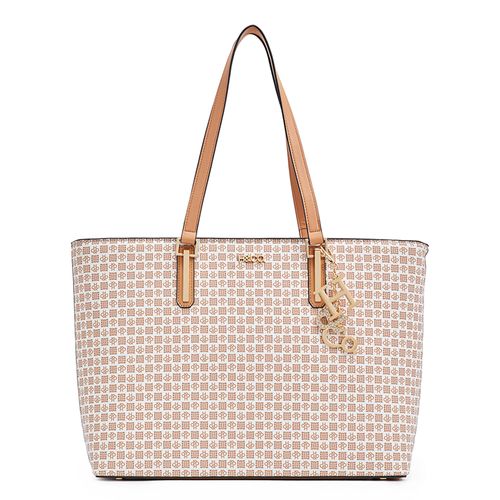 Cartera tote H&Co color khaki para mujer