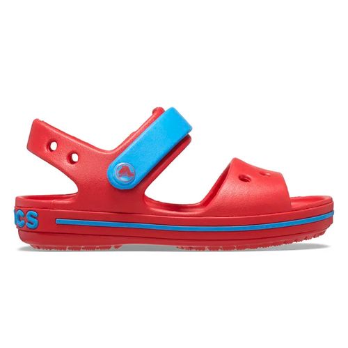 Sandalia Crocs color rojo para niño bebé