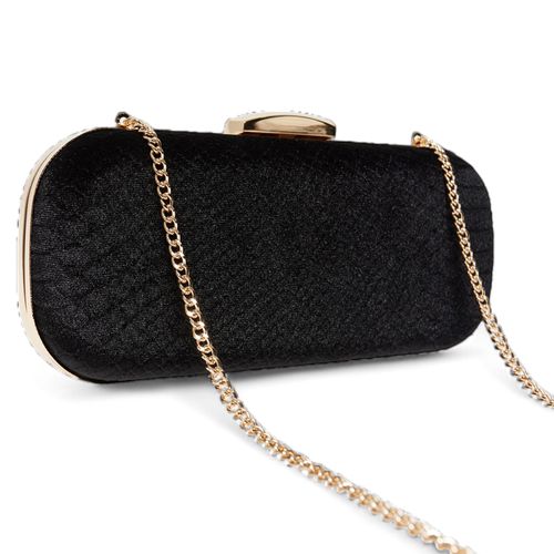 Cartera clutch Sfera color negro para mujer
