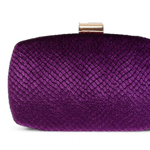 Cartera clutch Sfera color morado para mujer