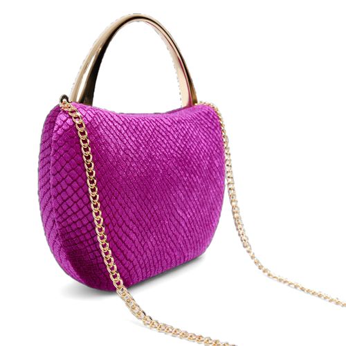 Cartera clutch Sfera color rosado para mujer