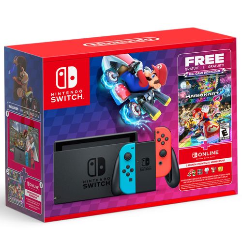 Bundle Nintendo Switch neon + Mario Kart 8