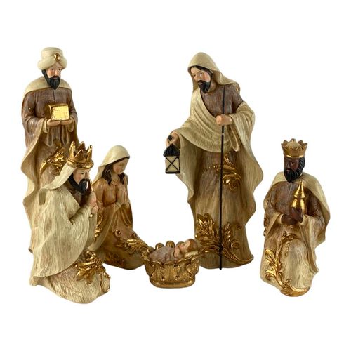 Set de figura nacimiento 6pz 24.5cm x 15cm x 25cm