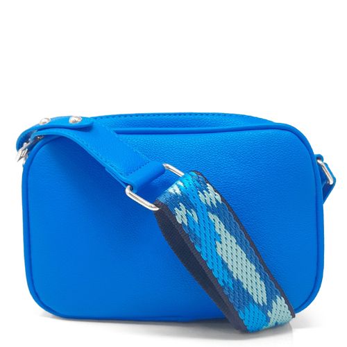 Cartera crossbody de Sabrina azul para mujer