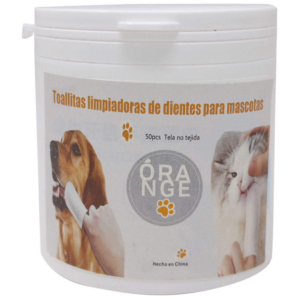 Toallitas de limpieza de dientes para perros y gatos