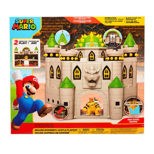 Super Mario Juego de Nintendo con El Castillo de Bowser
