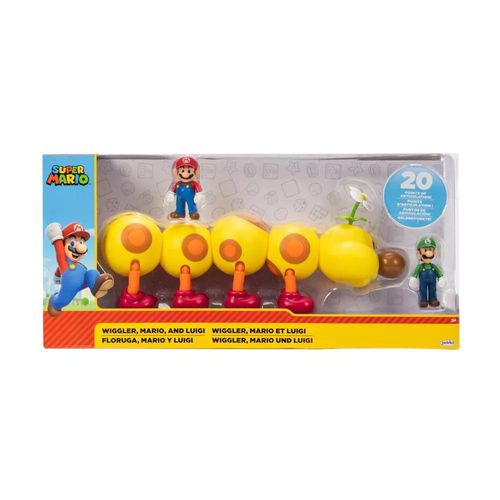 Super Mario Set de Mario y Luigi Soda Jungle Wiggler