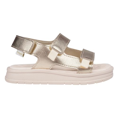 Sandalia casual Pampili dorada para niña bebé