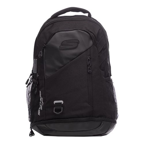 Mochila Skeachers juvenil negra 13x19x6 pulgadas