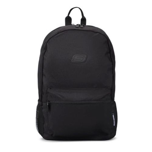 Mochila Skeachers juvenil negra 12x18x6 pulgadas