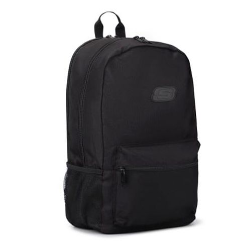 Mochila Skeachers juvenil negra 12x18x6 pulgadas