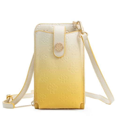 Cartera crossbody H&Co color amarillo para mujer
