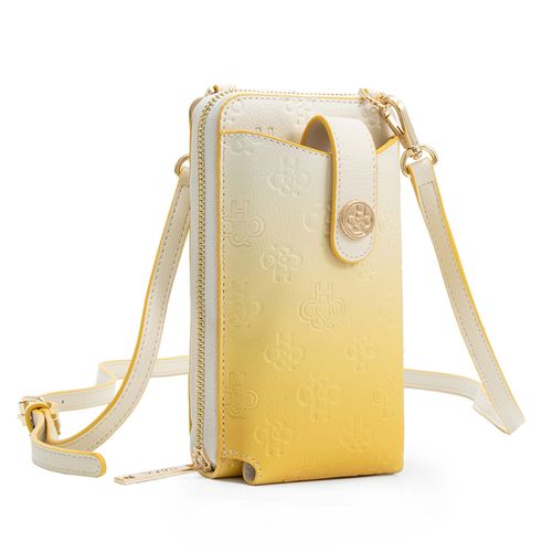 Cartera crossbody H&Co color amarillo para mujer