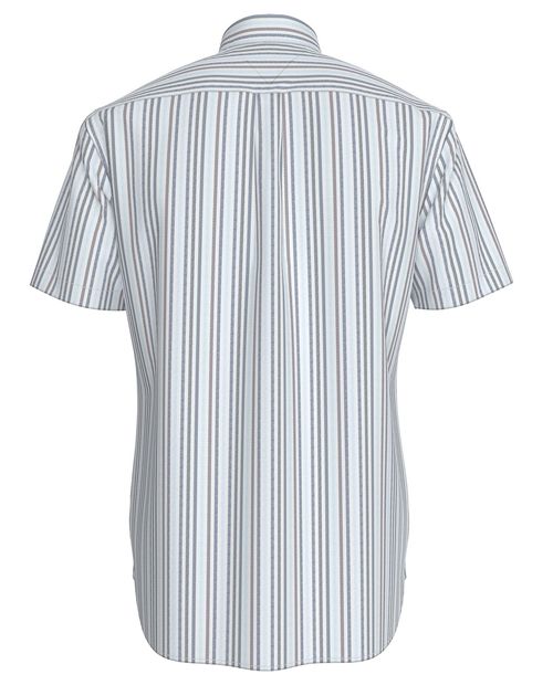 Camisa casual regular fit Tommy Hilfiger multicolor rayada para hombre