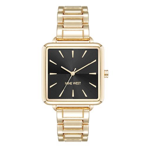 Reloj Nine West análogo metálico dorado para mujer