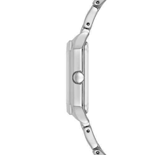 Reloj Anne Klein análogo metálico color plateado para mujer