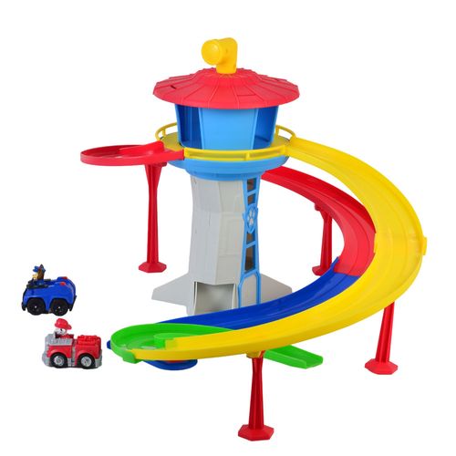 Paw Patrol Set Pista Torre de Control C/Vehículo