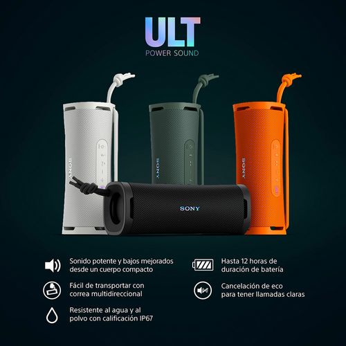 Bocina inalámbrica Sony ULT FIELD 1 SRS-ULT10 portátil IP67