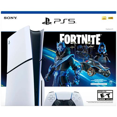 Bundle PlayStation 5 slim disc 1TB SSD +  Fortnite Cobalt Star