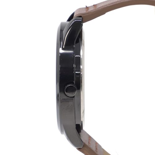 Reloj Q&Q análogo cuero café para hombre