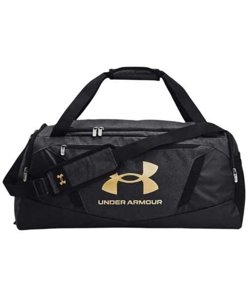 Maletín deportivo Under Armour estampado color negro y gris