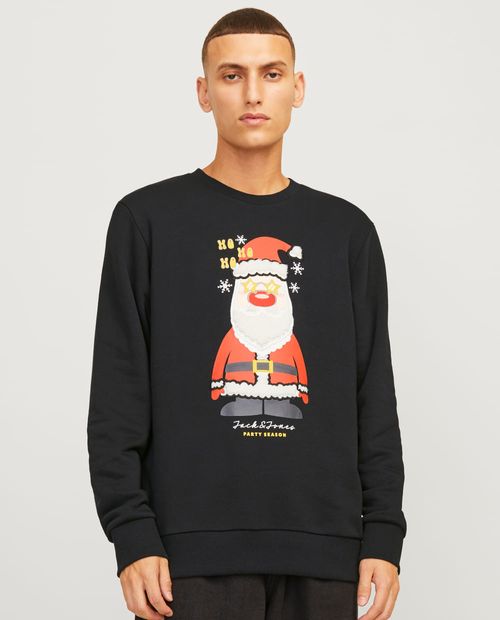 Suéter navideño Jack & Jones regular fit estampado para hombre