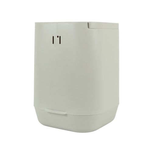 Basurero de plástico rectangular con pedal 6 litros