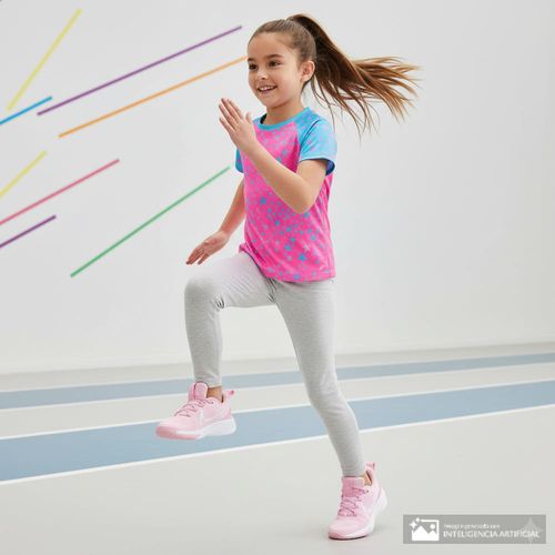 Zapato deportivo casual Nike Star Runner 4 color rosado para niña