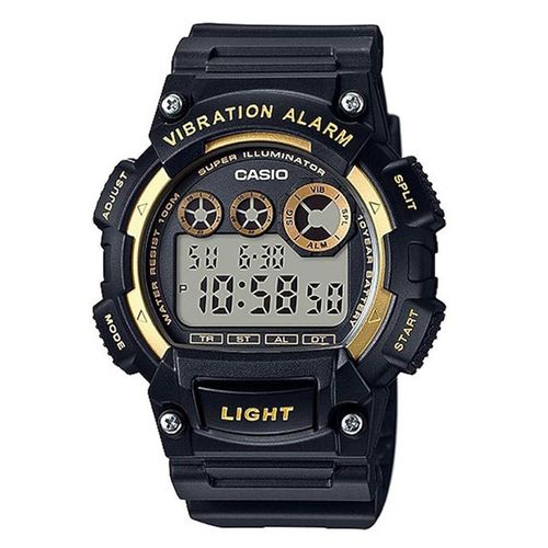 Reloj Casio digital Timeless de resina negra para hombre