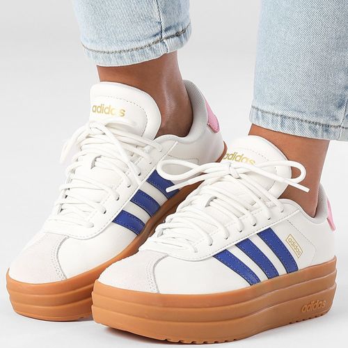 Zapato Adidas VL Court Bold casual color blanco para mujer