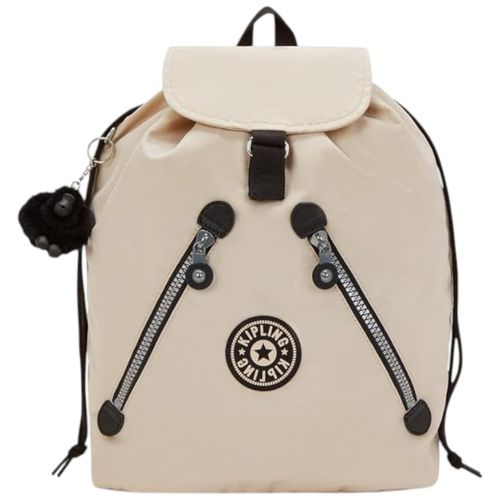 Mochila Kipling New Fundamental L color beige