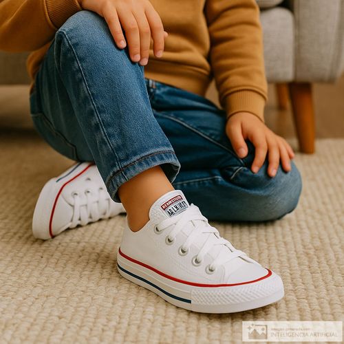Zapato Chuck Taylor All Star Converse blanco optico para niño
