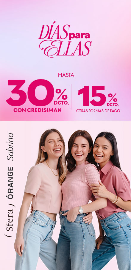 Días para ellas, hasta 30% de descuento