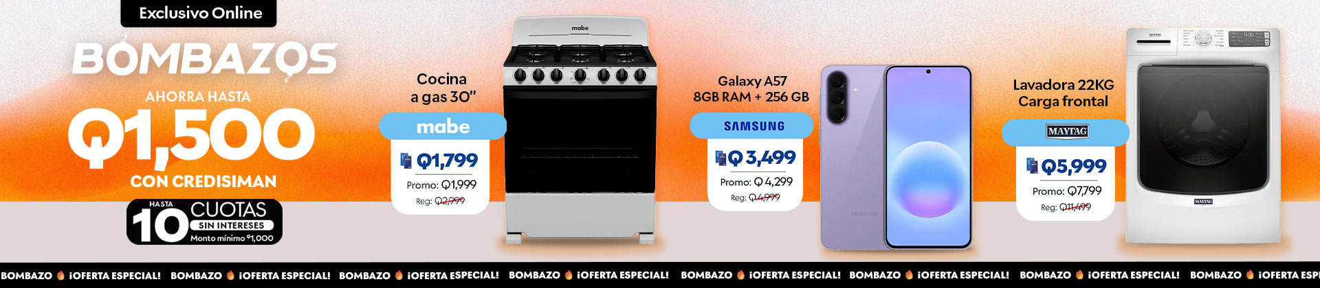 Precios especiales