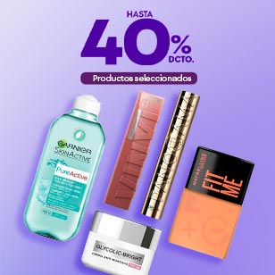 Maquillaje 40% 