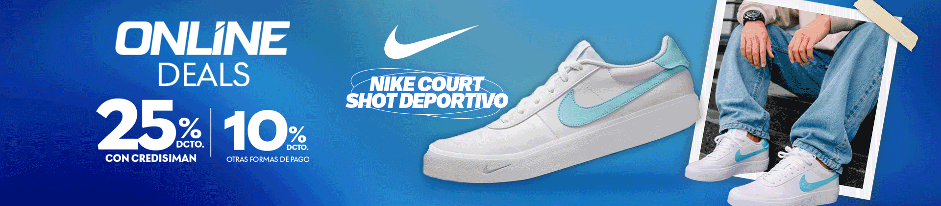 Online deals, zapatos Nike, Adidas y más