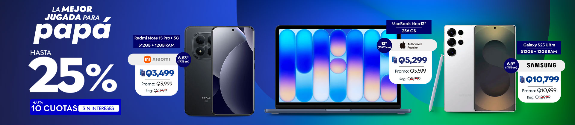Hasta 25% de descuento en tecnología