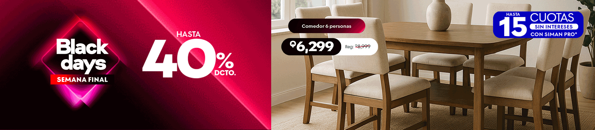 Muebles para el hogar