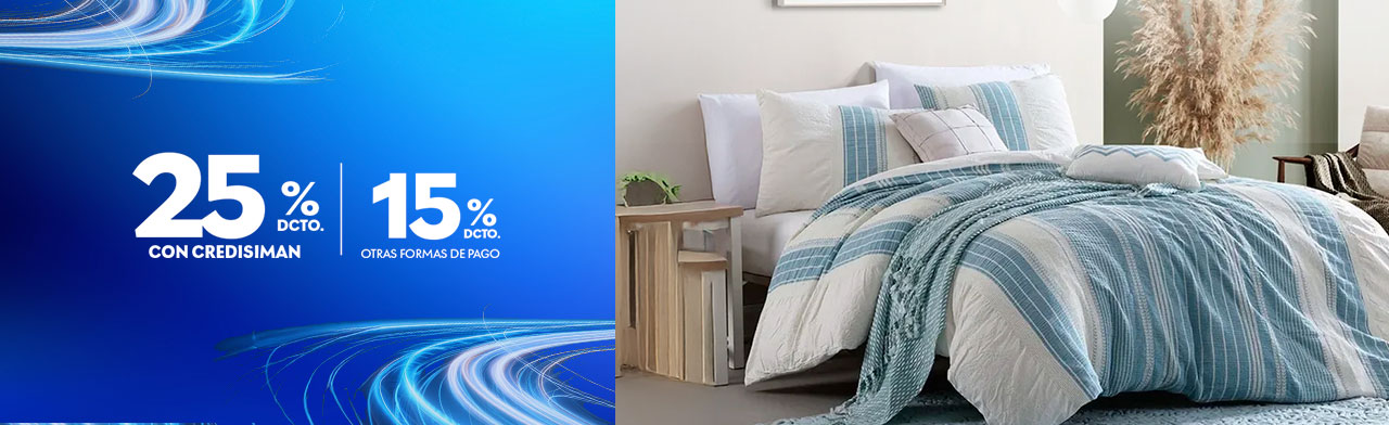 Almohadas, edredones y más